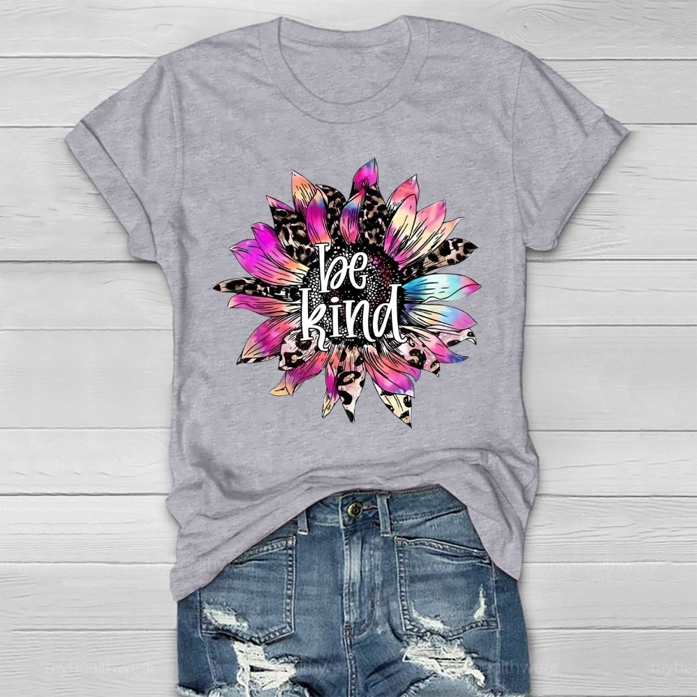 Be Kind Sunflower Healthwear T-shirt