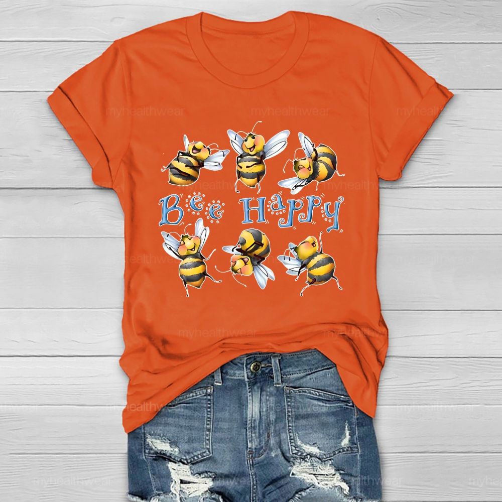 Bee Happy Healthwear T-shirt