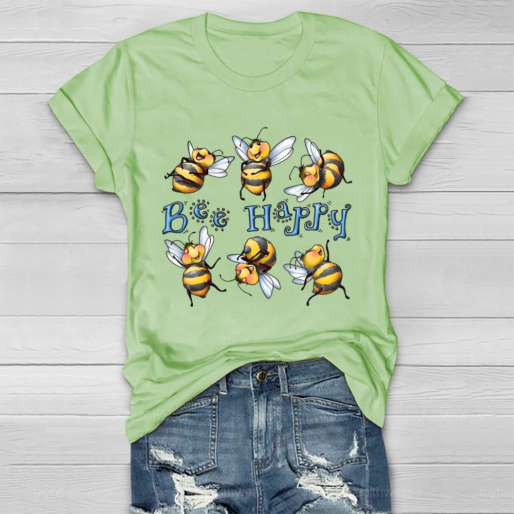 Bee Happy Healthwear T-shirt