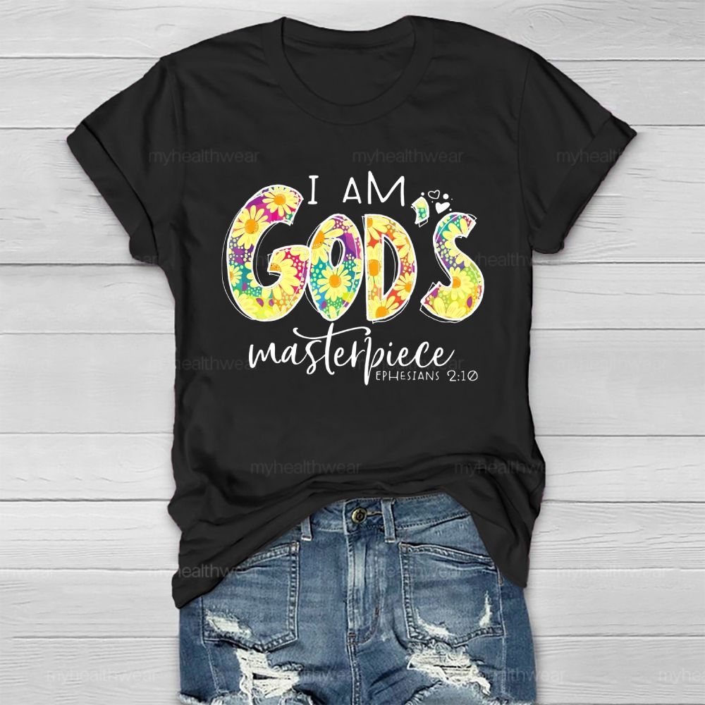 I Am God's Masterpiece Healthwear T-shirt