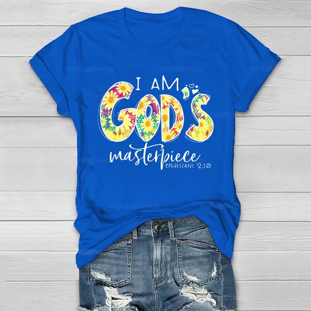 I Am God's Masterpiece Healthwear T-shirt