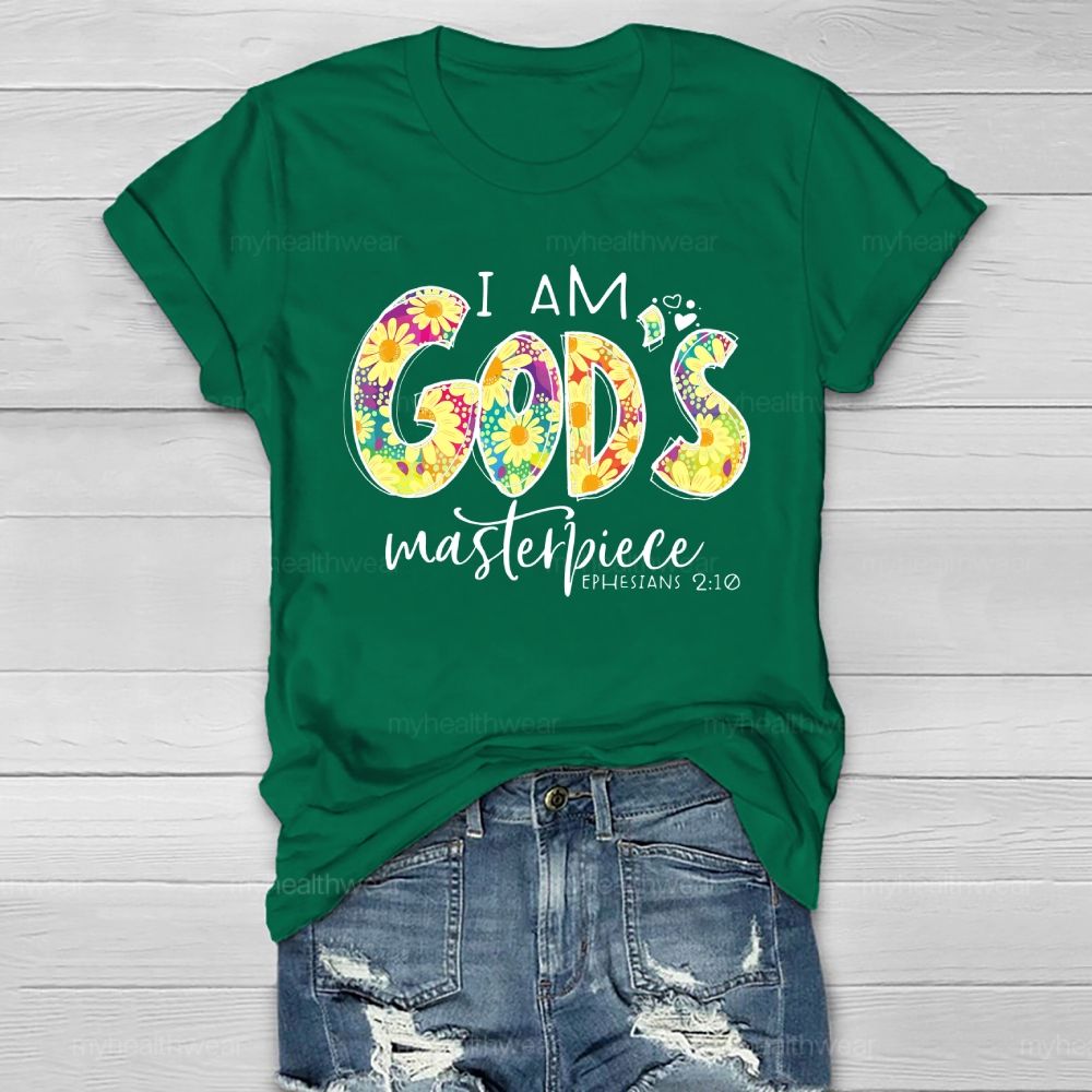 I Am God's Masterpiece Healthwear T-shirt