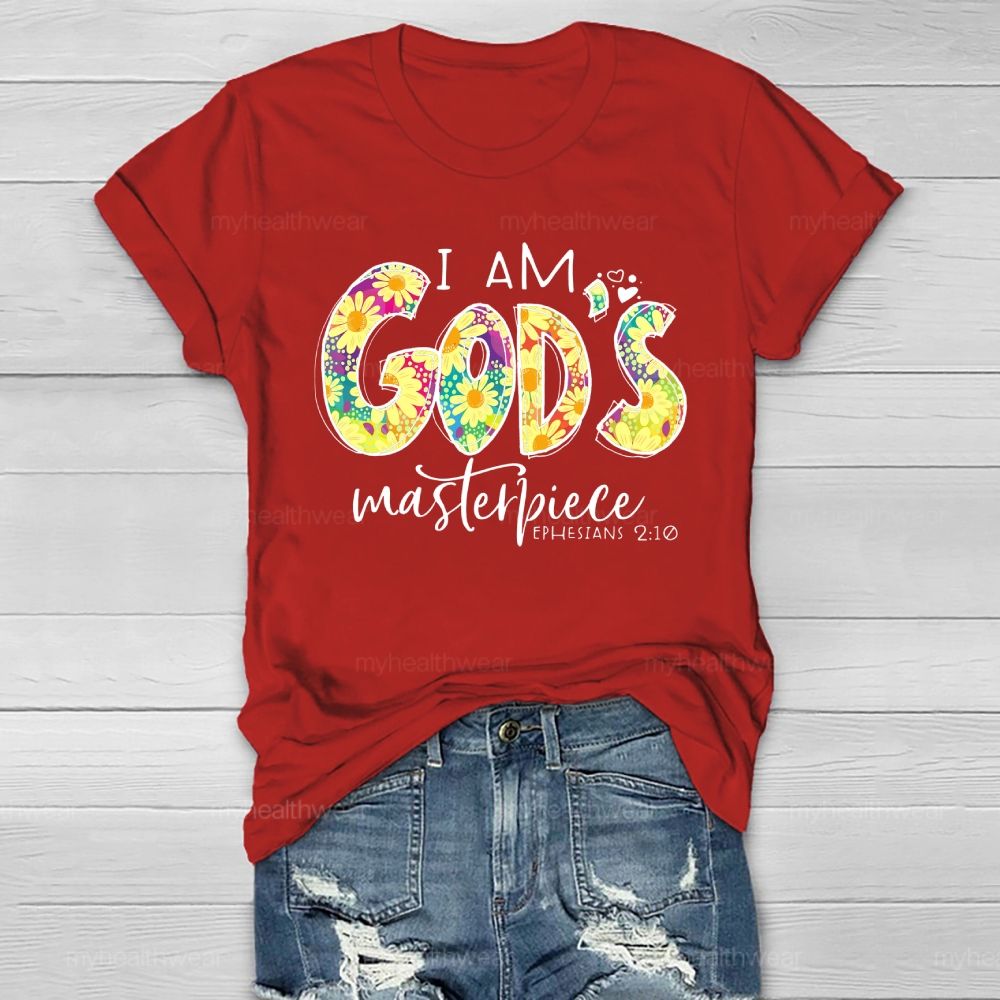 I Am God's Masterpiece Healthwear T-shirt