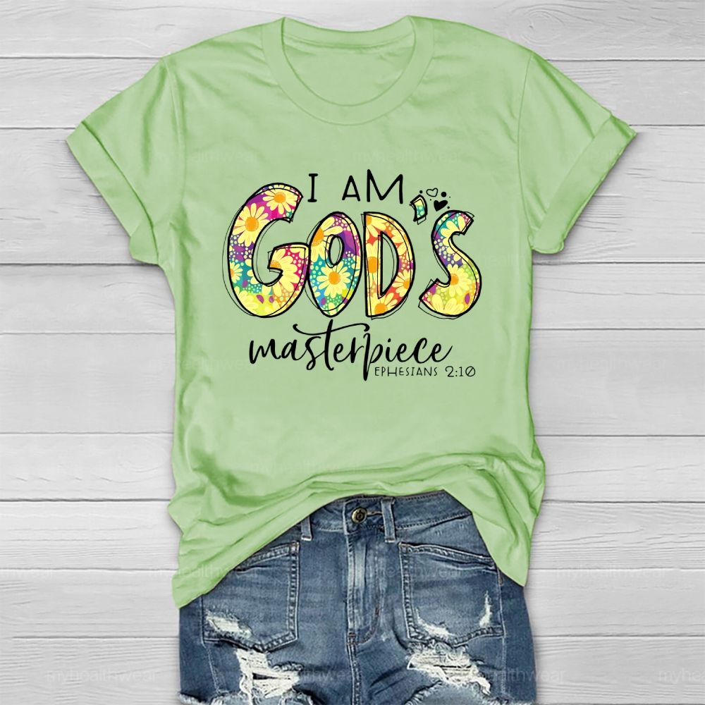I Am God's Masterpiece Healthwear T-shirt