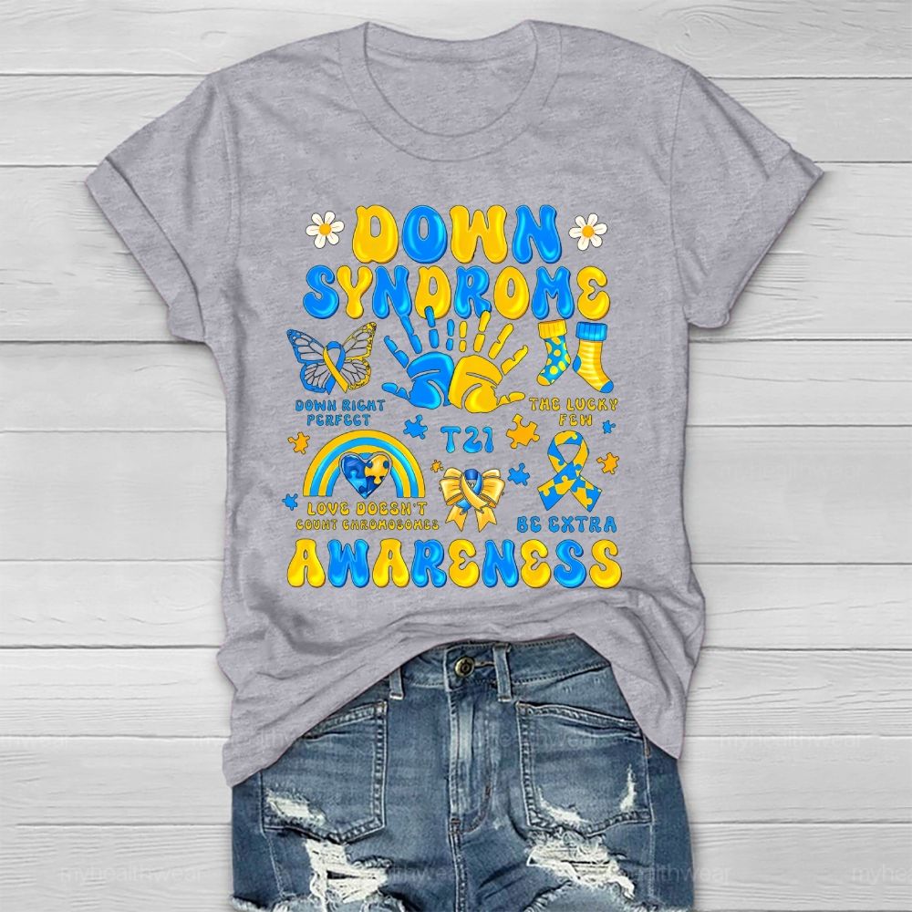 Down Syndrome Awareness Healthwear T-shirt