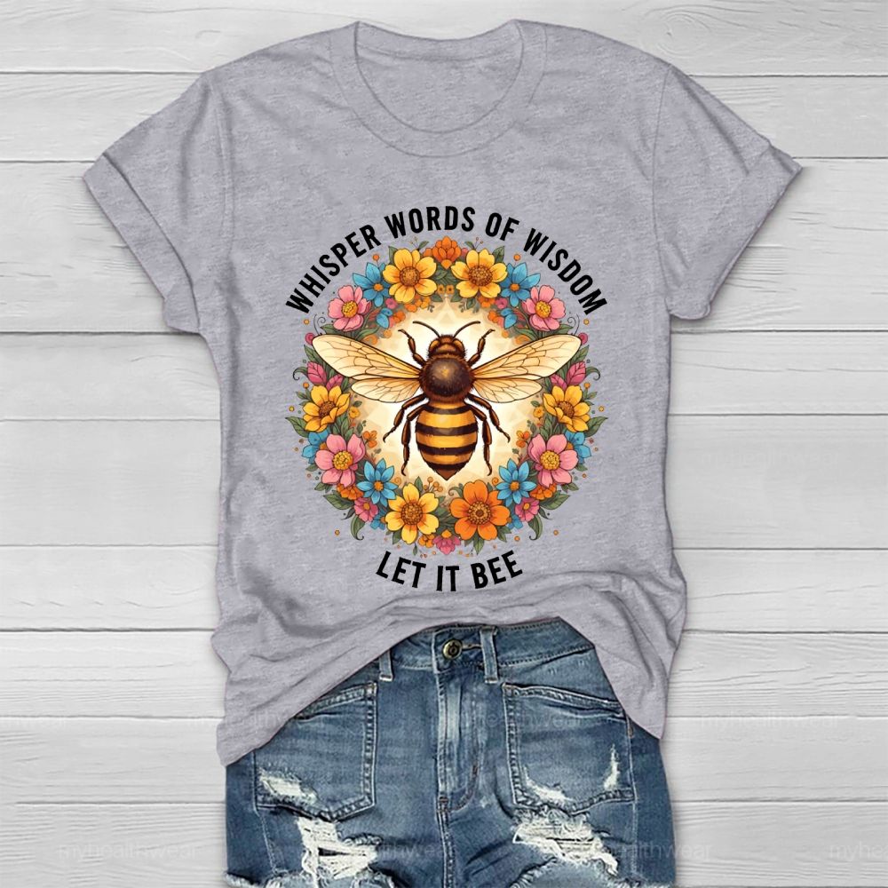 Whisper Words Of Wisdom Let It Be Graphic Healthwear T-shirt