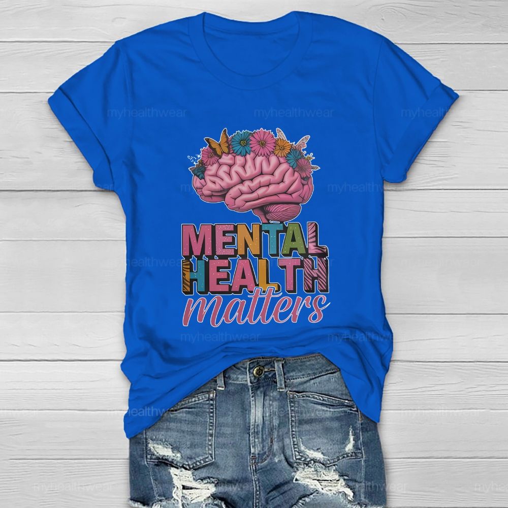 Mental Health Matters Brain Healthwear T-shirt