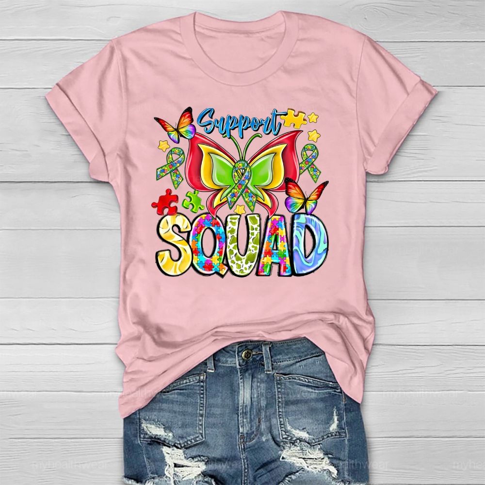 Support Squad Autism Healthwear T-shirt