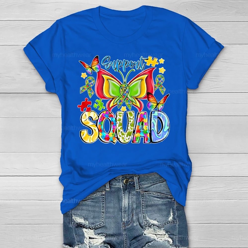 Support Squad Autism Healthwear T-shirt