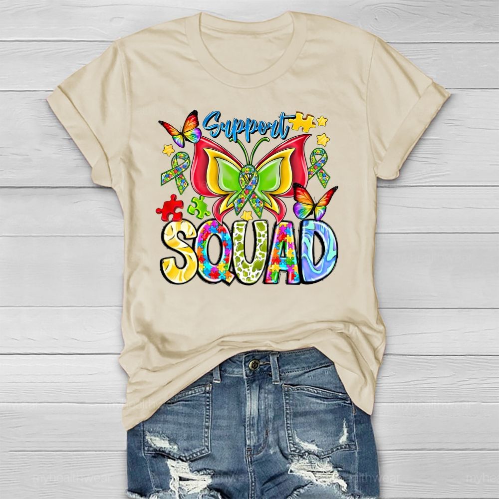 Support Squad Autism Healthwear T-shirt