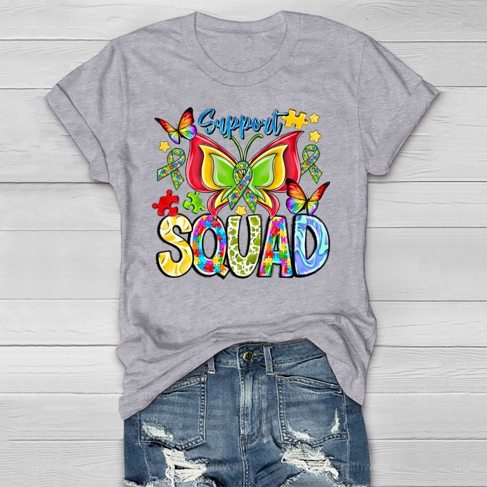 Support Squad Autism Healthwear T-shirt