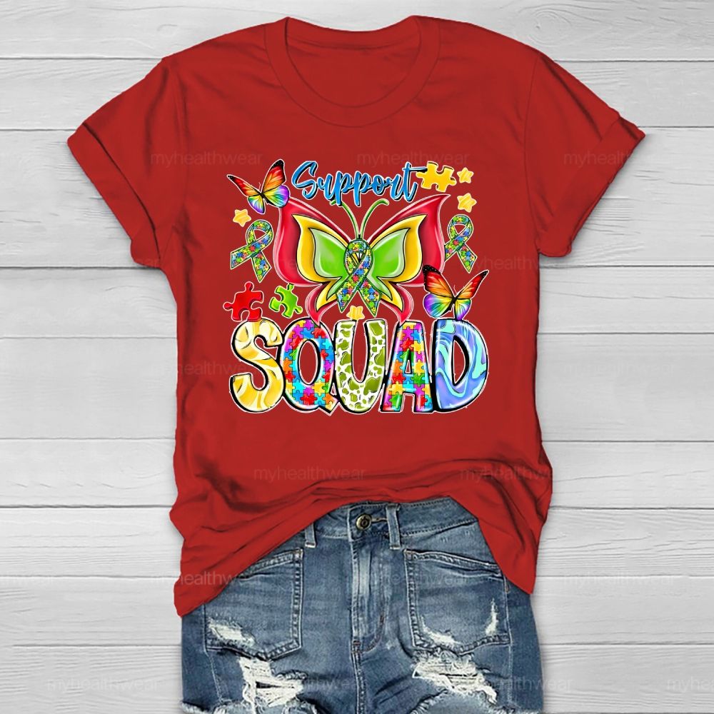 Support Squad Autism Healthwear T-shirt