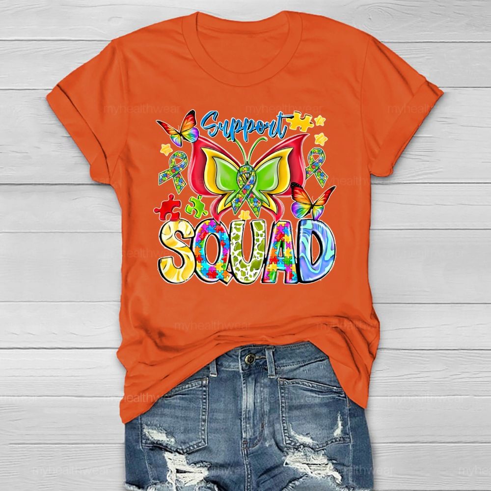 Support Squad Autism Healthwear T-shirt