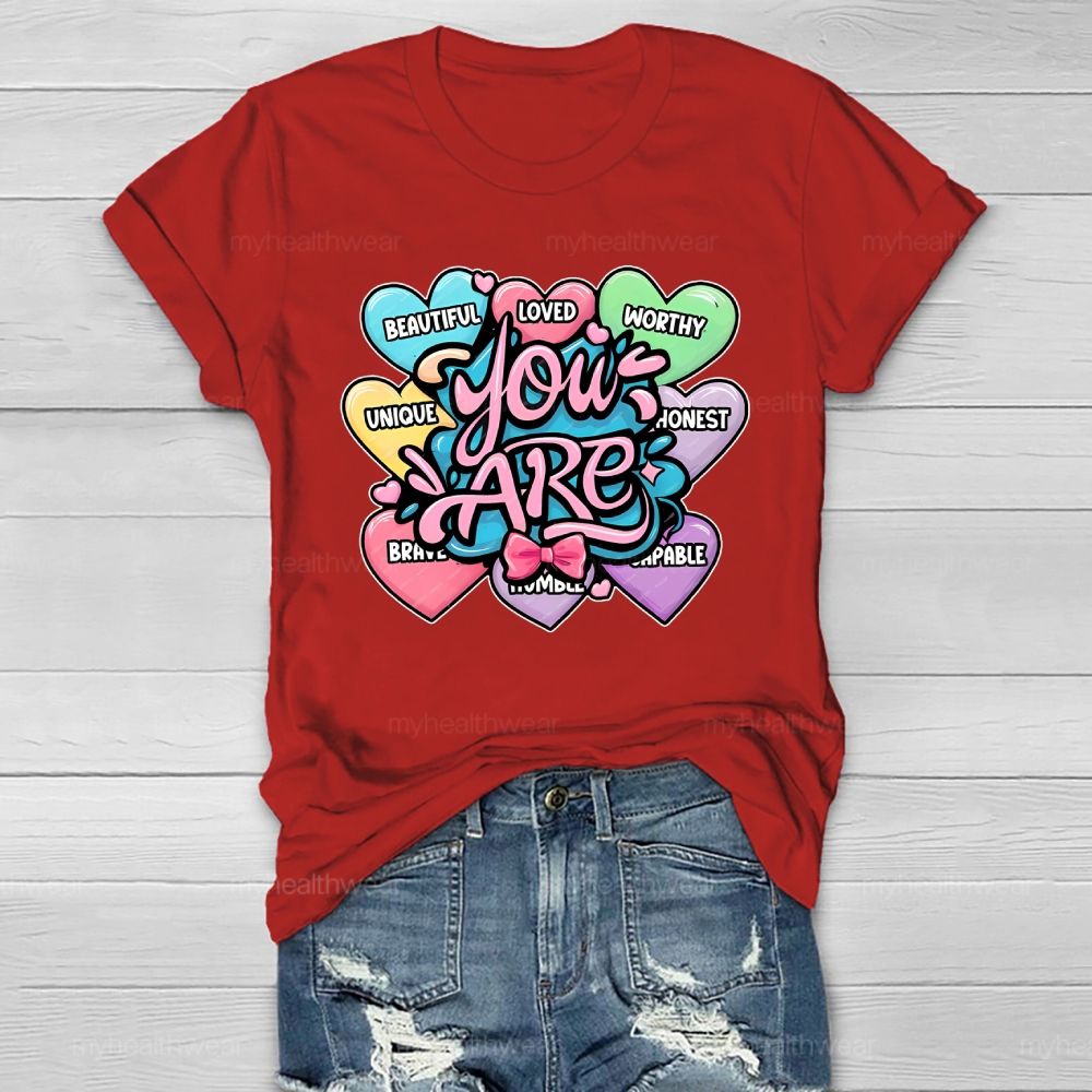 You Are Worthy You Are Loved Healthwear T-shirt
