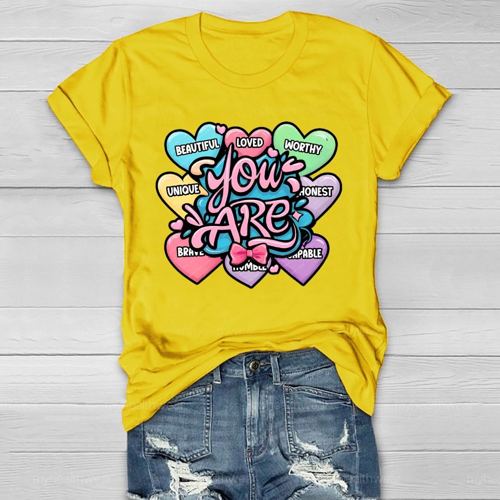 You Are Worthy You Are Loved Healthwear T-shirt