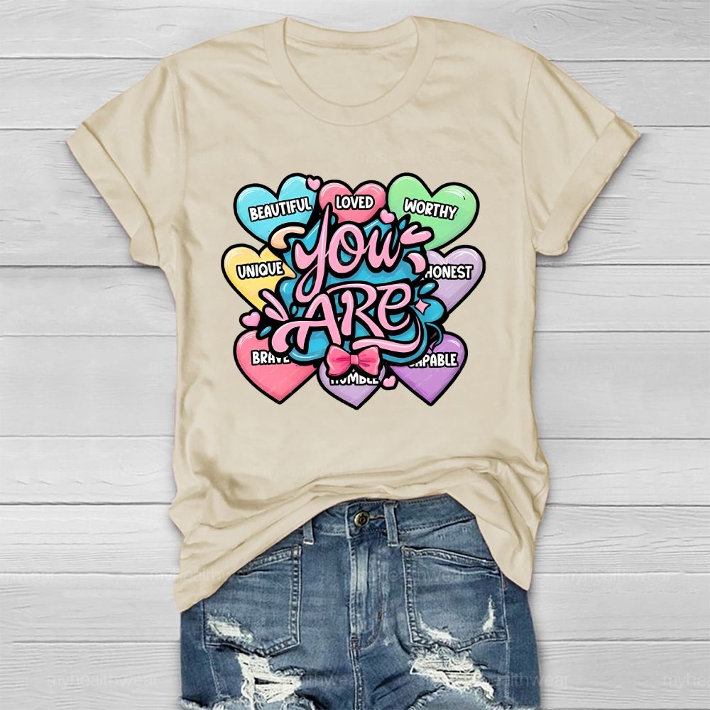 You Are Worthy You Are Loved Healthwear T-shirt