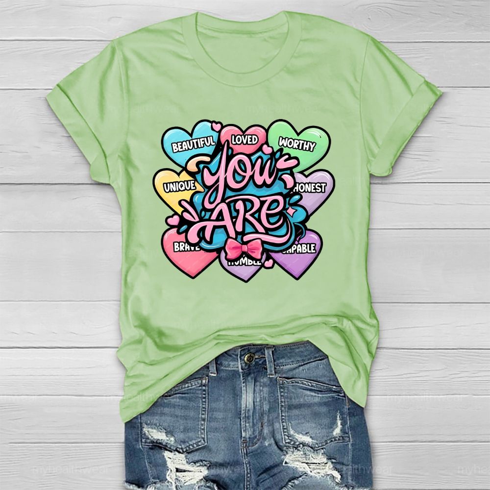 You Are Worthy You Are Loved Healthwear T-shirt