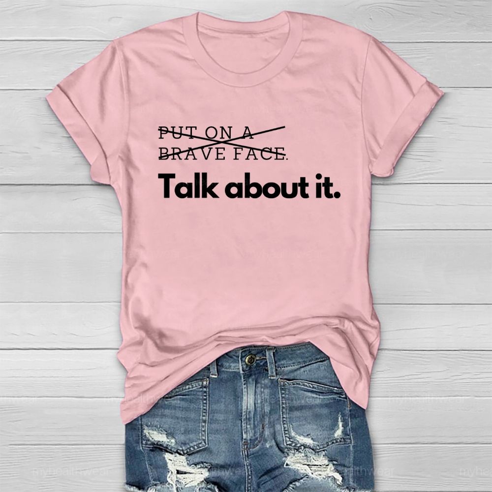 Talk About It Healthwear T-shirt