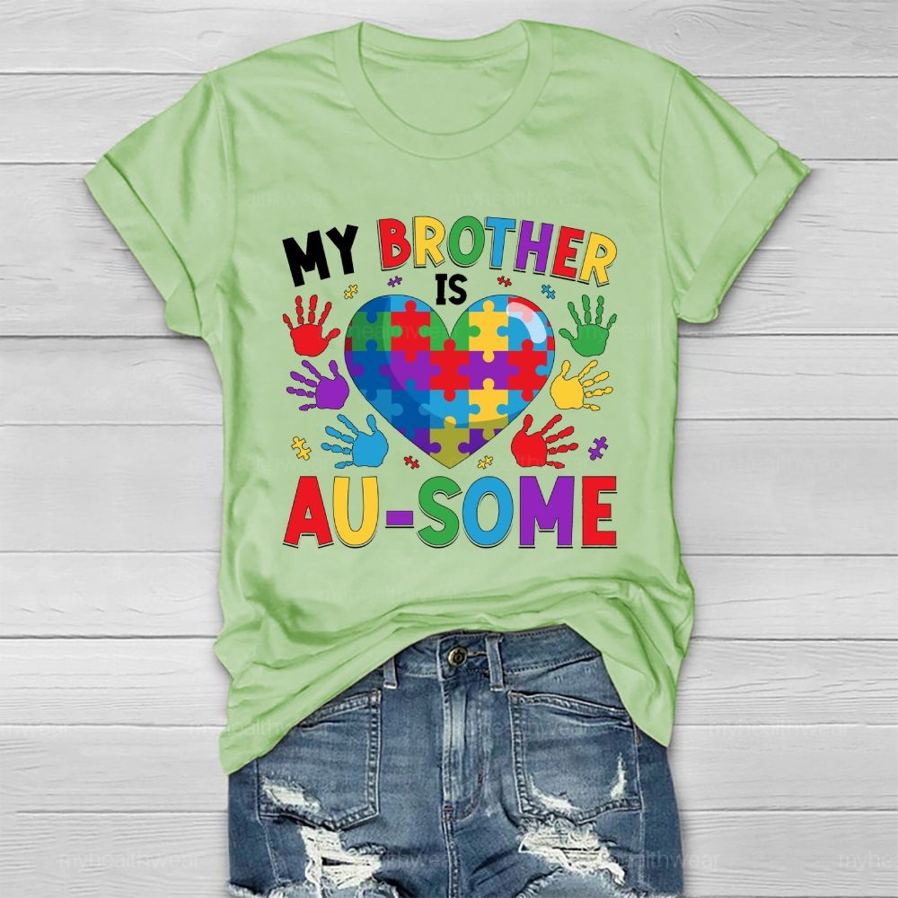 Personalized My Brother Is Ausome Healthwear T-shirt