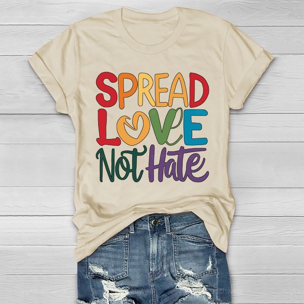 Spread Love Not Hate Healthwear T-shirt