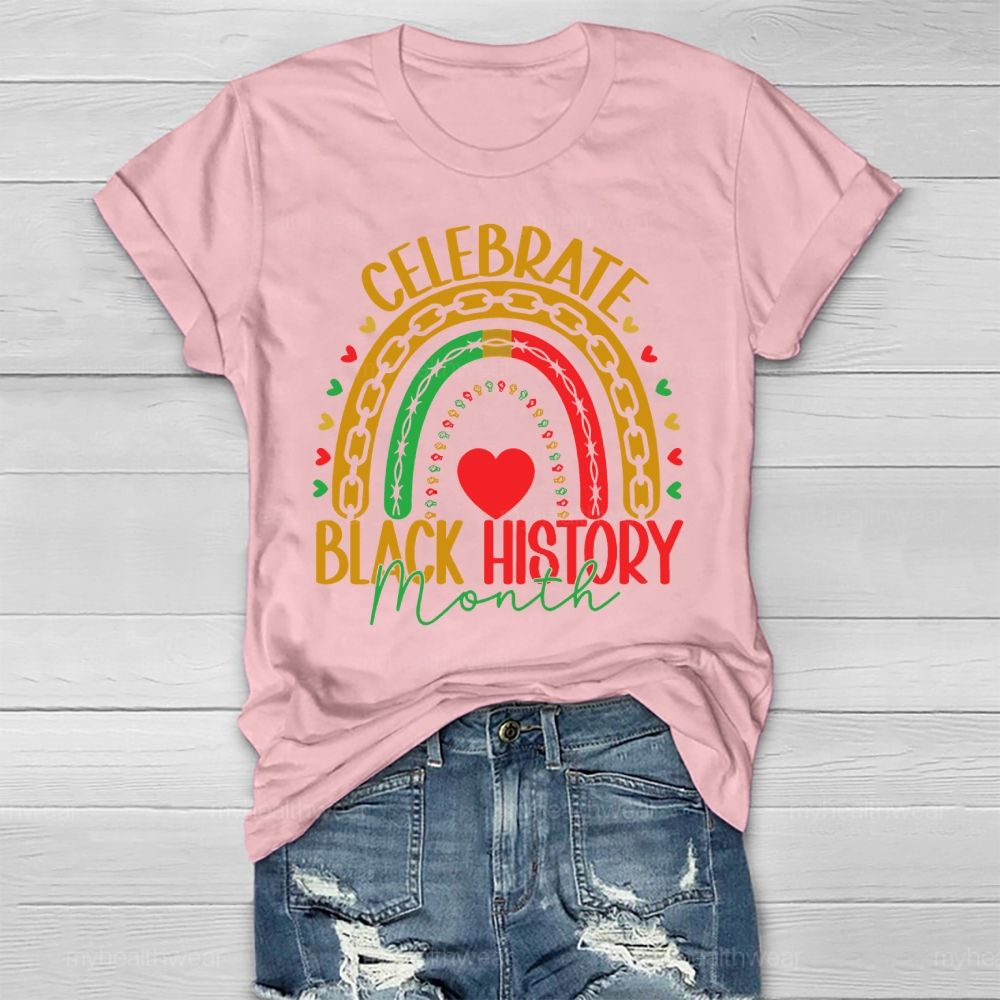 Celebrate Black History Month Healthwear T-shirt