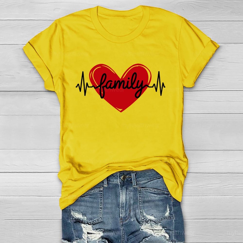 Heart Family Healthwear T-shirt
