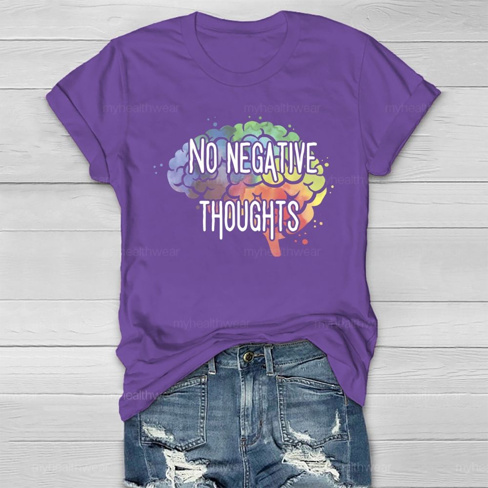 No Negative Thoughts Healthwear T-shirt