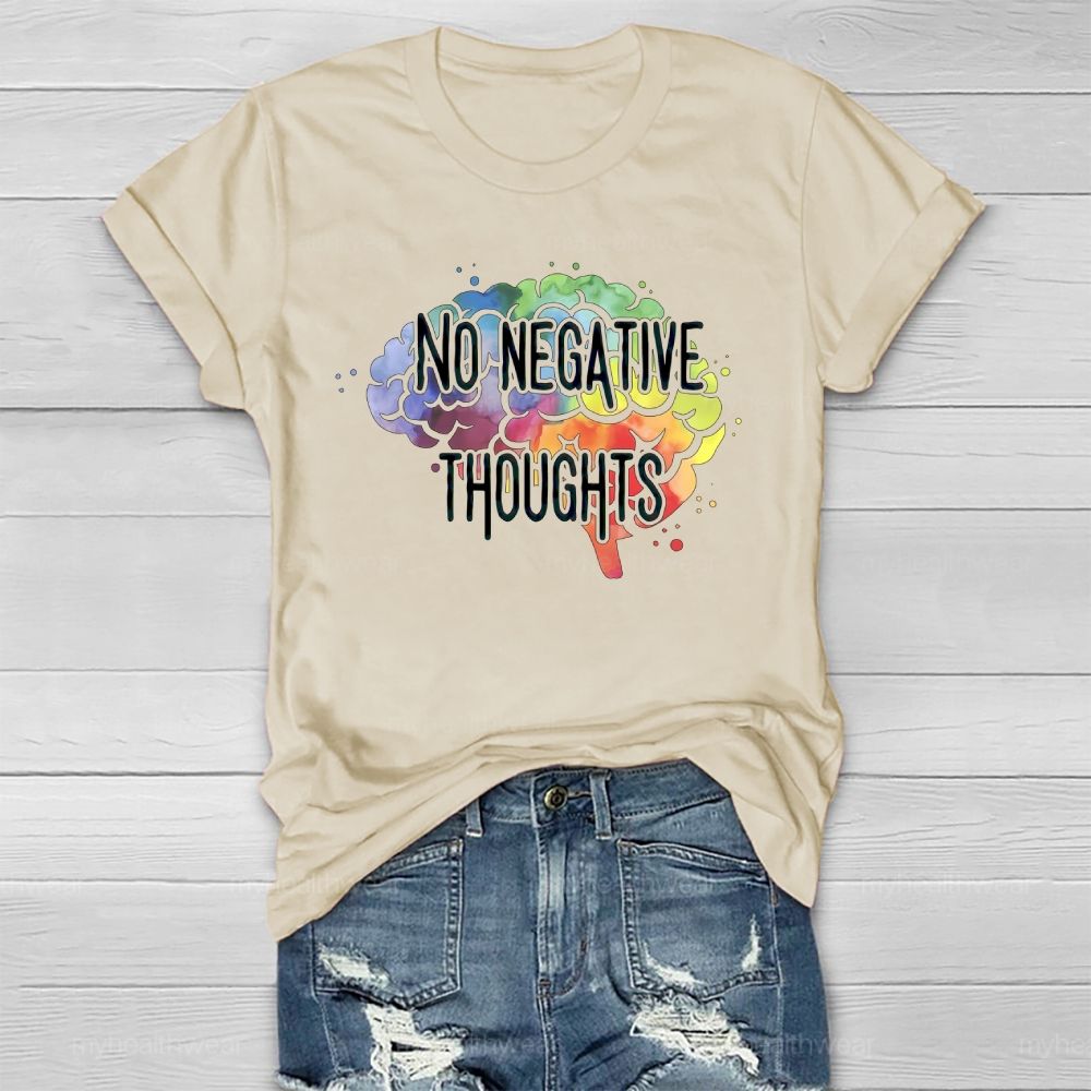 No Negative Thoughts Healthwear T-shirt