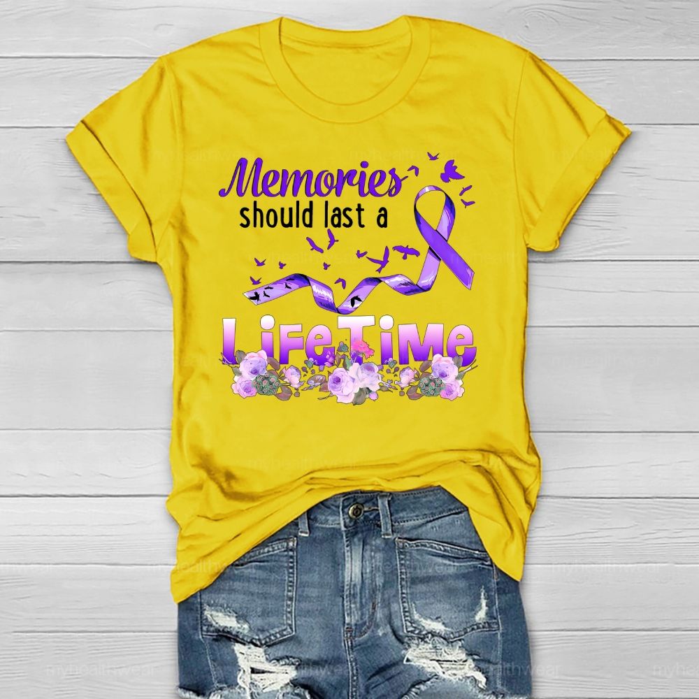 Memories Should Last A Lifetime Healthwear T-shirt