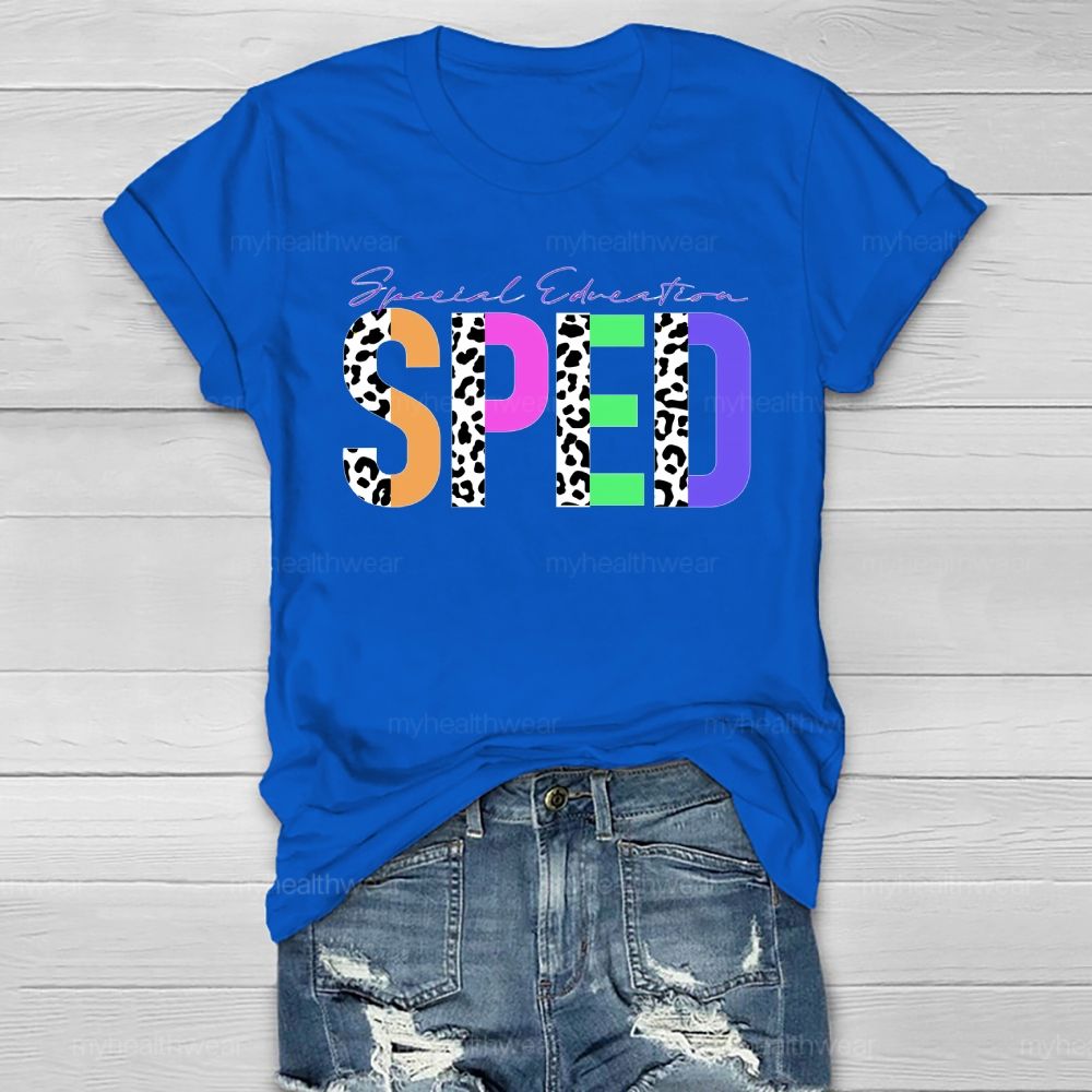 Special Education SPED Healthwear T-shirt