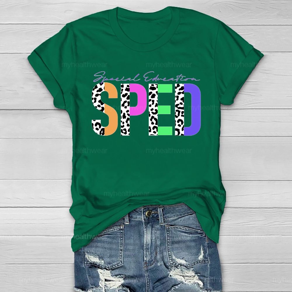 Special Education SPED Healthwear T-shirt