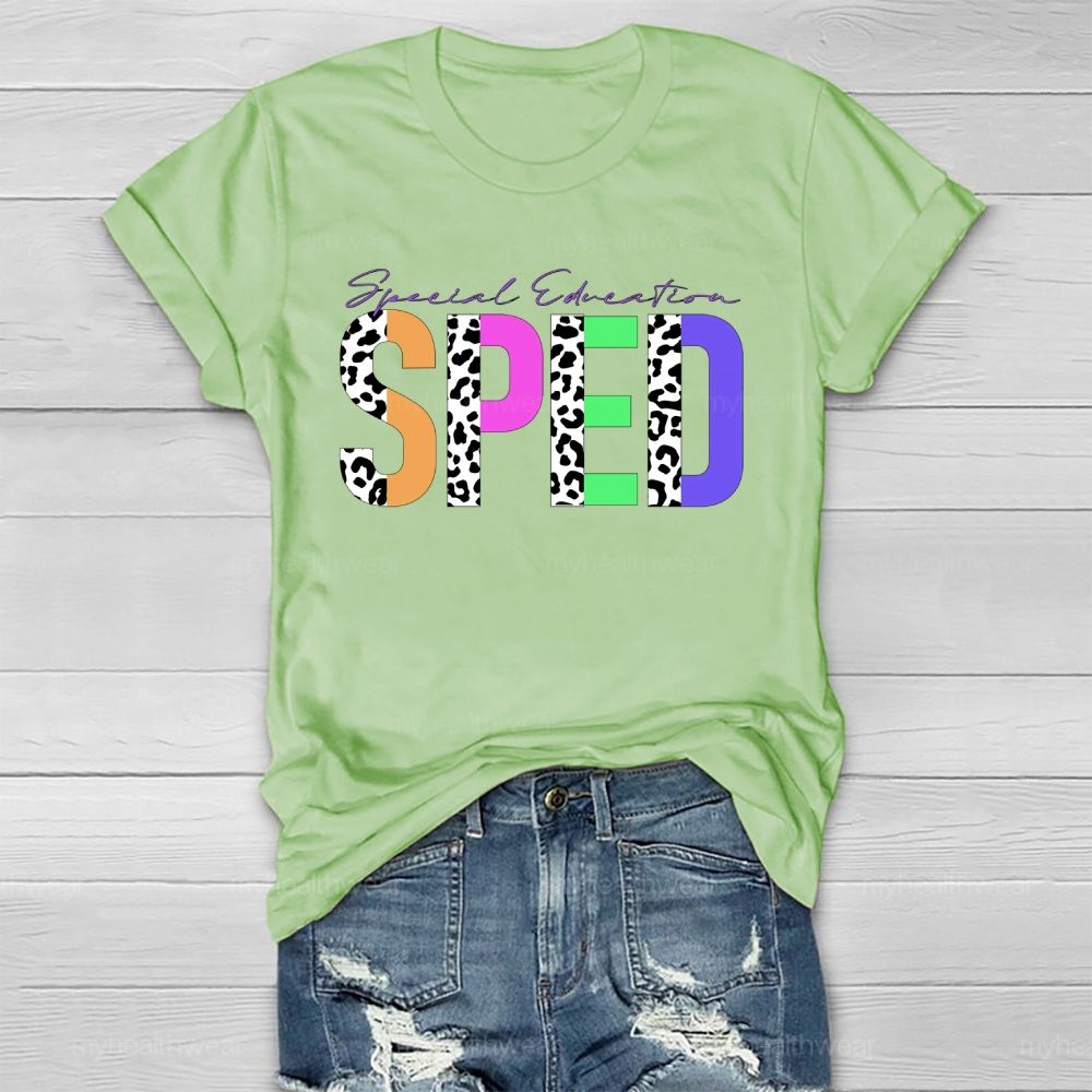 Special Education SPED Healthwear T-shirt