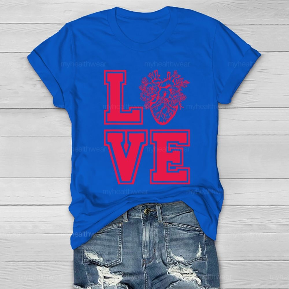 Love Heart Healthwear T-shirt
