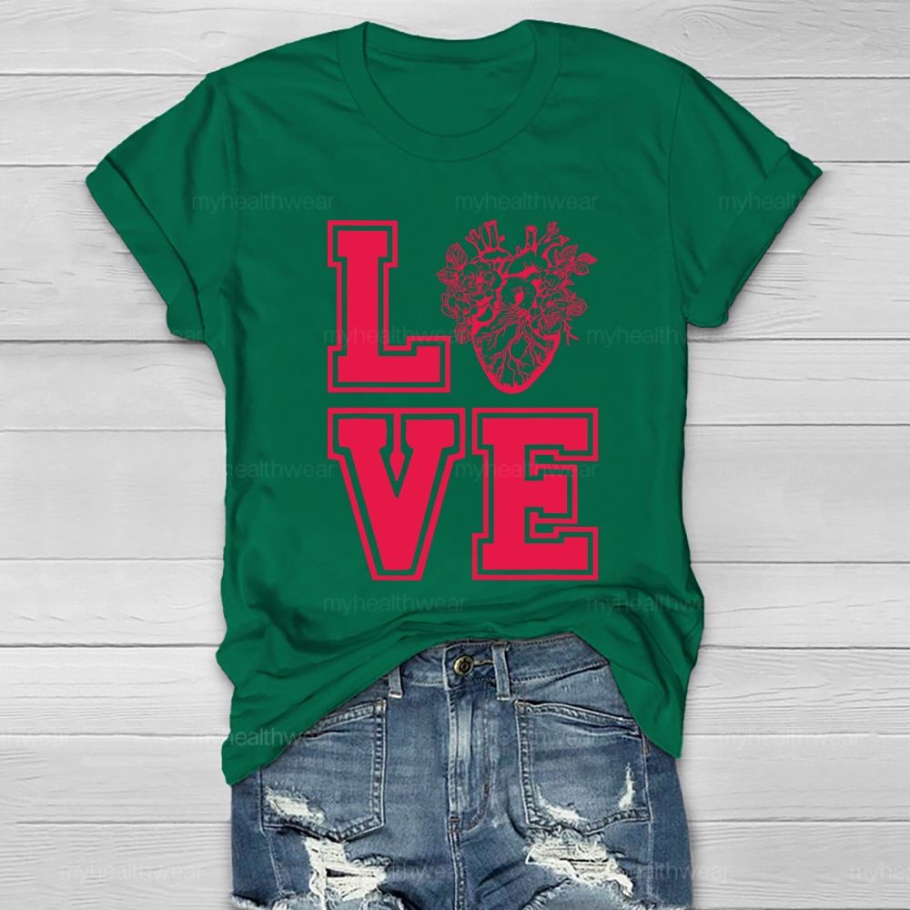 Love Heart Healthwear T-shirt