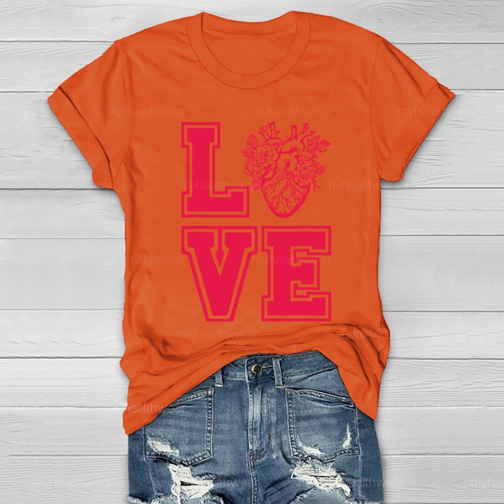 Love Heart Healthwear T-shirt
