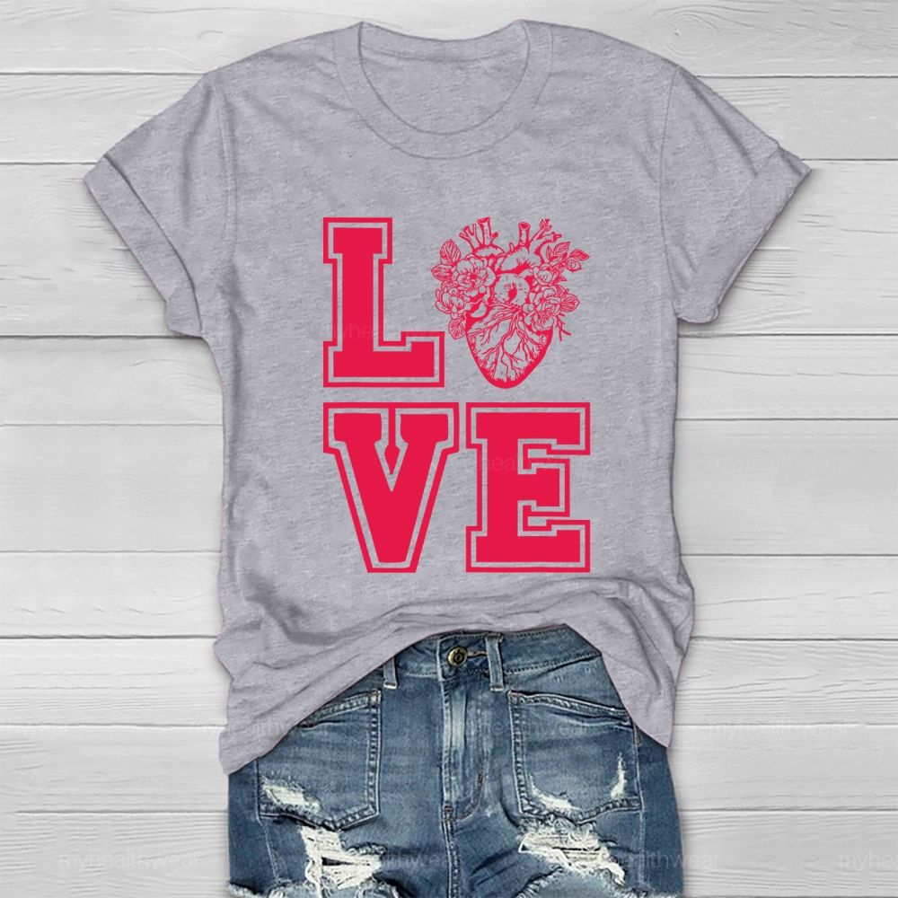 Love Heart Healthwear T-shirt