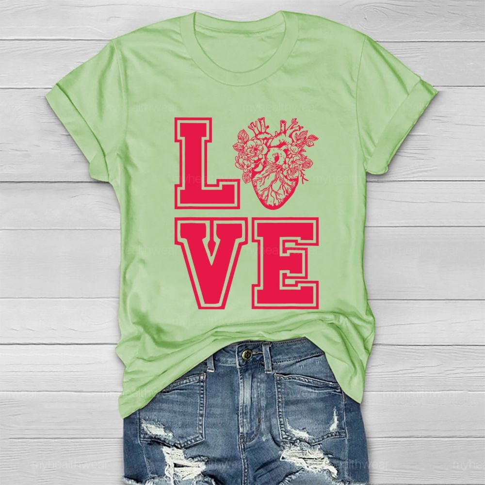 Love Heart Healthwear T-shirt