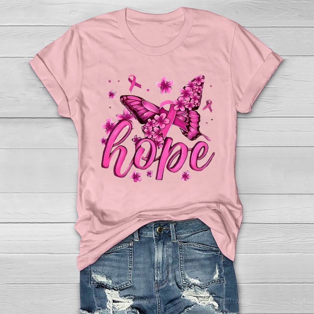 Hope Pink Ribbon Healthwear T-shirt