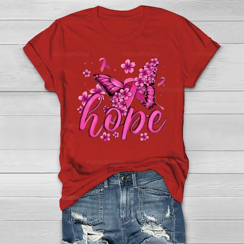 Hope Pink Ribbon Healthwear T-shirt
