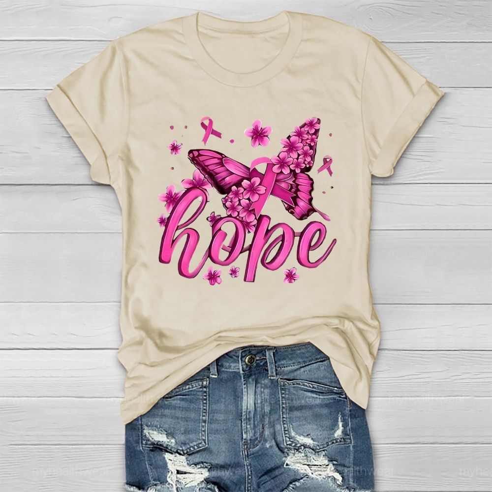 Hope Pink Ribbon Healthwear T-shirt