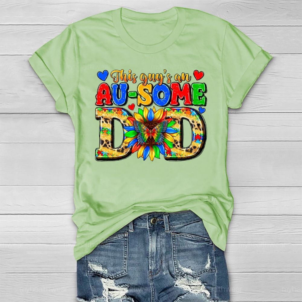 This Guy Is An Awesome Dad Healthwear T-shirt