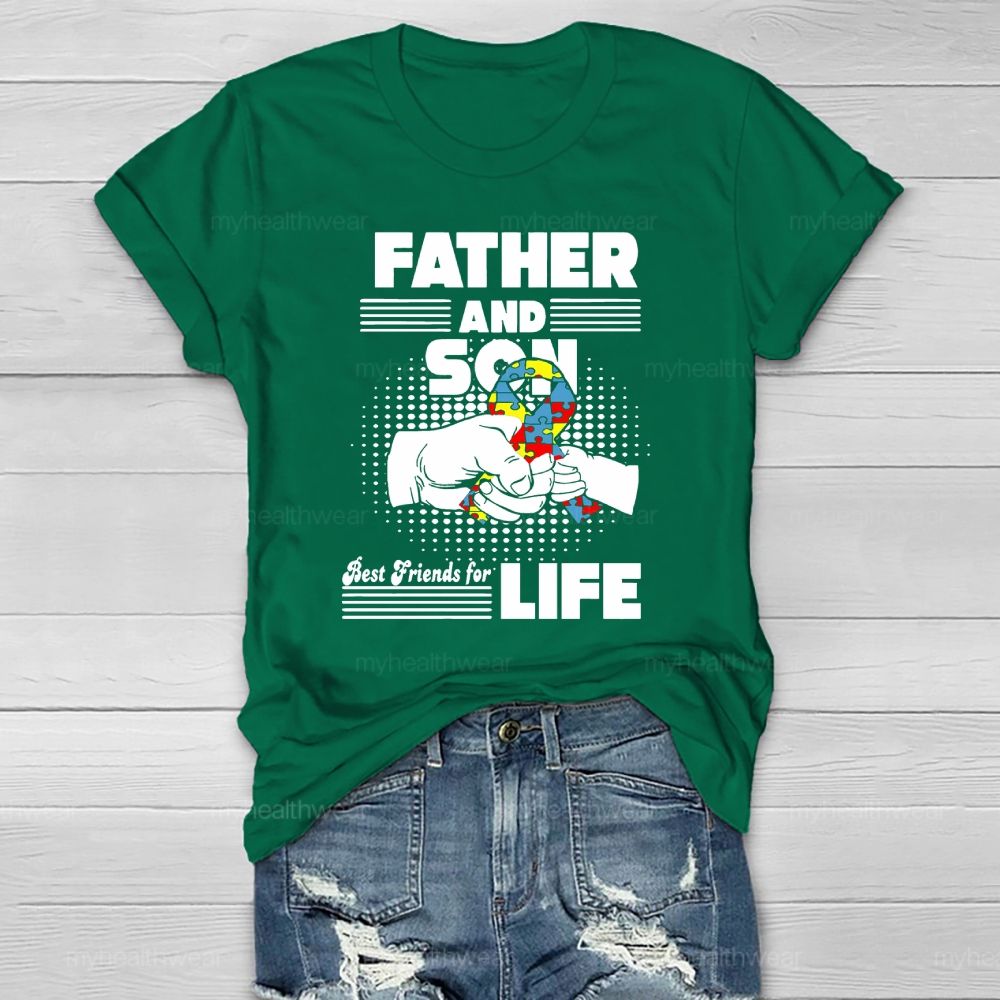 Father And Son Best Friends For Life Healthwear T-shirt
