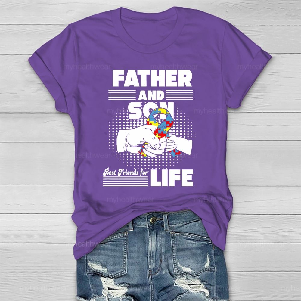 Father And Son Best Friends For Life Healthwear T-shirt