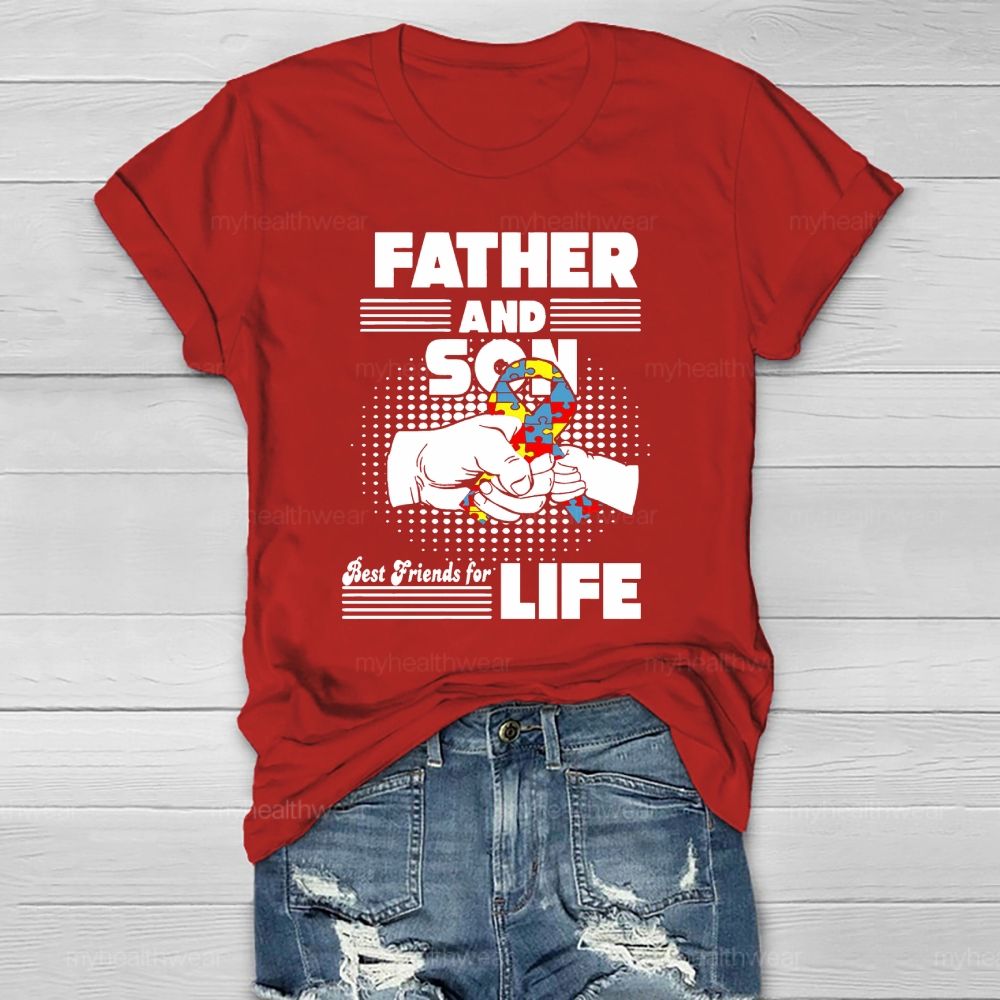 Father And Son Best Friends For Life Healthwear T-shirt