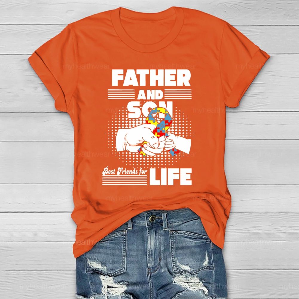 Father And Son Best Friends For Life Healthwear T-shirt
