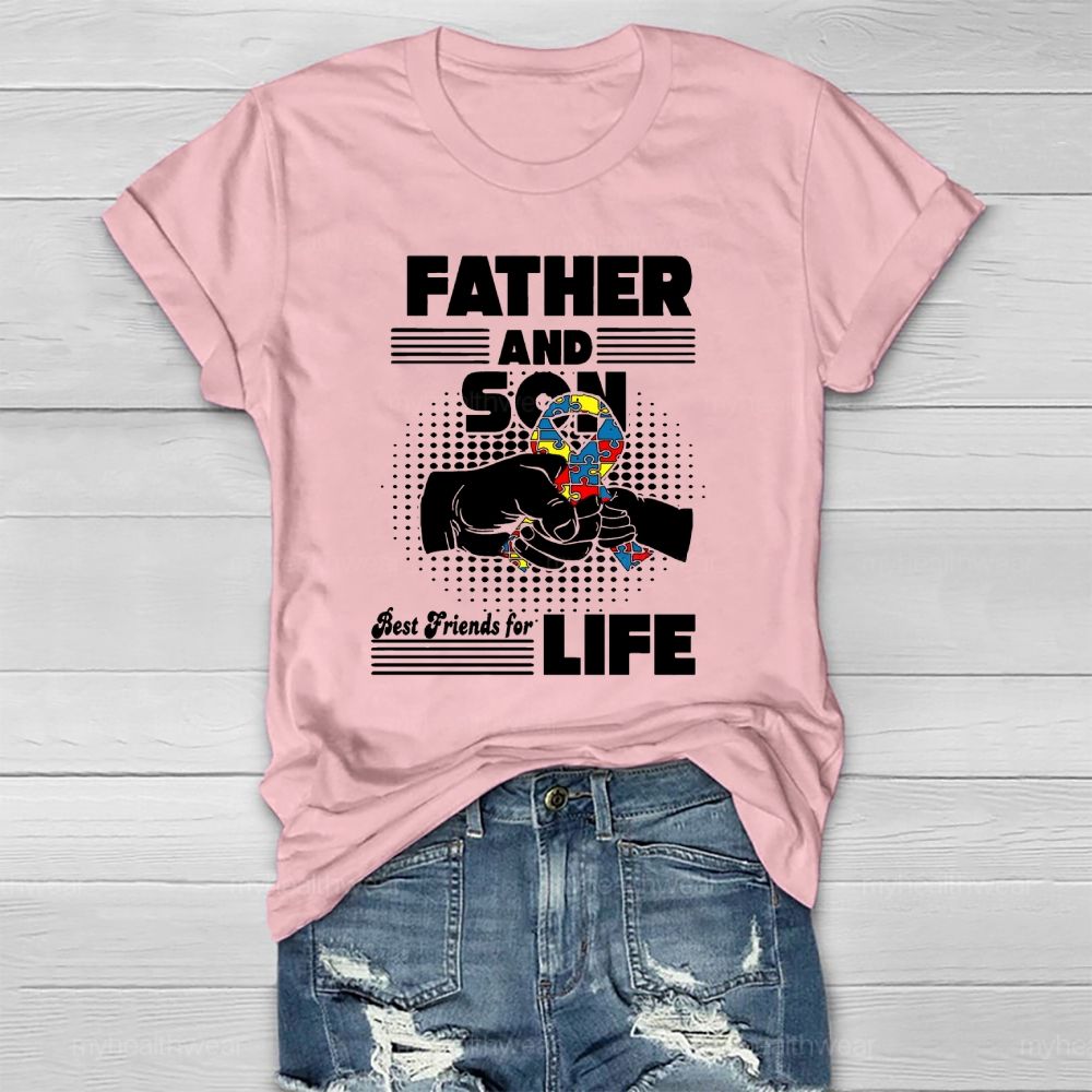 Father And Son Best Friends For Life Healthwear T-shirt