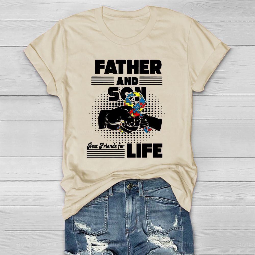 Father And Son Best Friends For Life Healthwear T-shirt