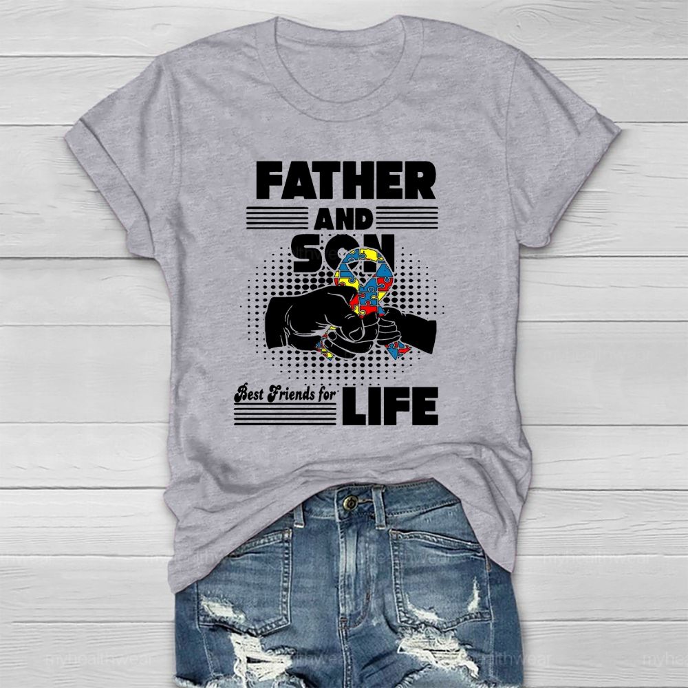 Father And Son Best Friends For Life Healthwear T-shirt