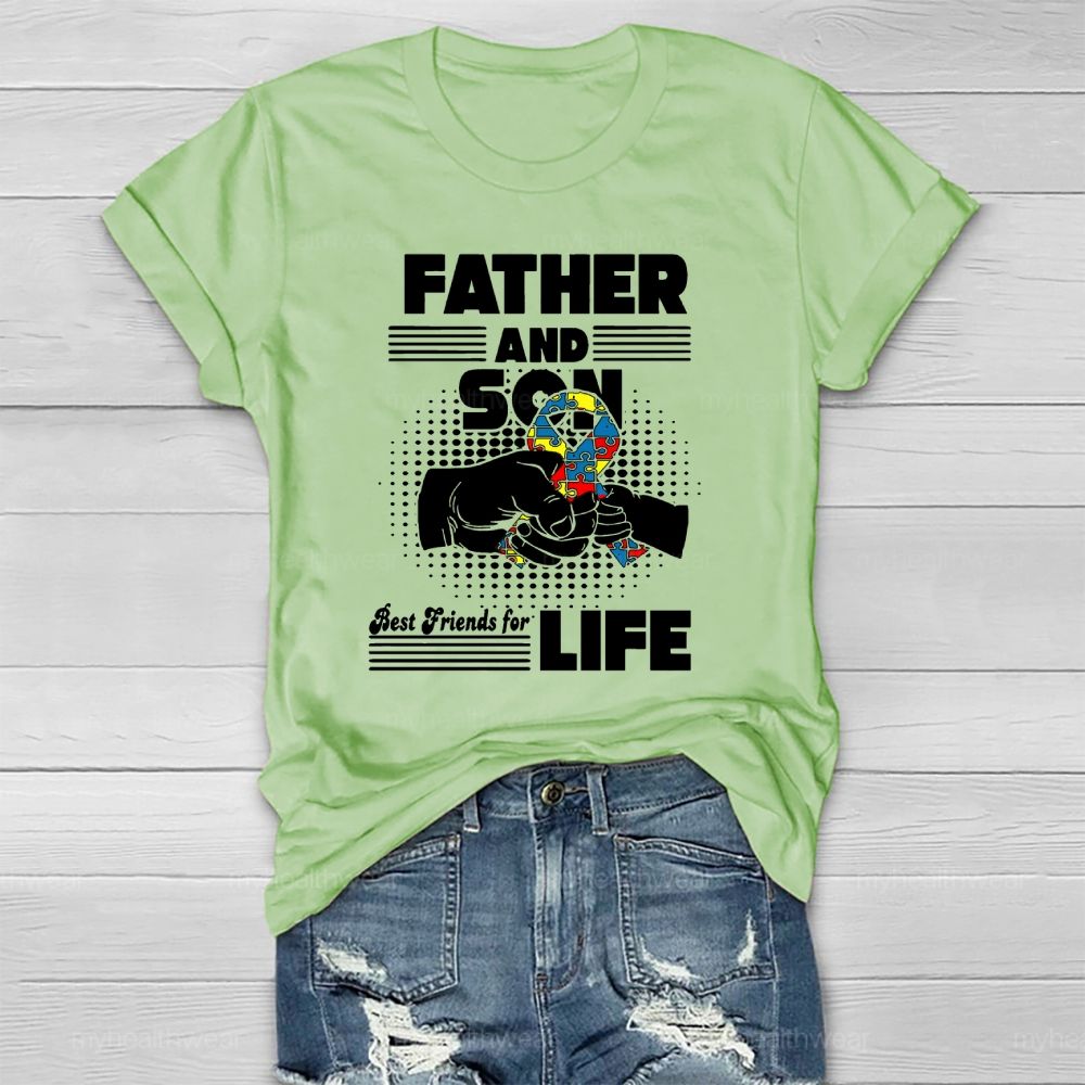 Father And Son Best Friends For Life Healthwear T-shirt