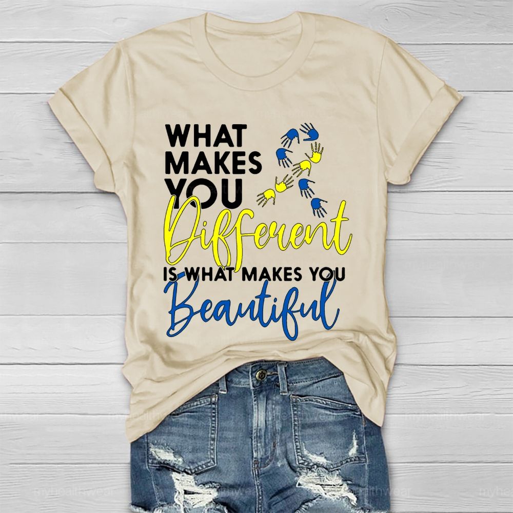 What Makes You Different Is What Makes You Beautiful Healthwear T-shirt